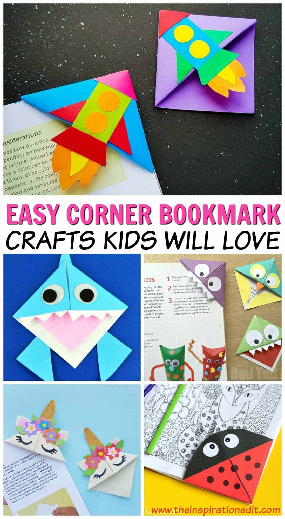 Corner Bookmarks Kids Will Love · The Inspiration Edit