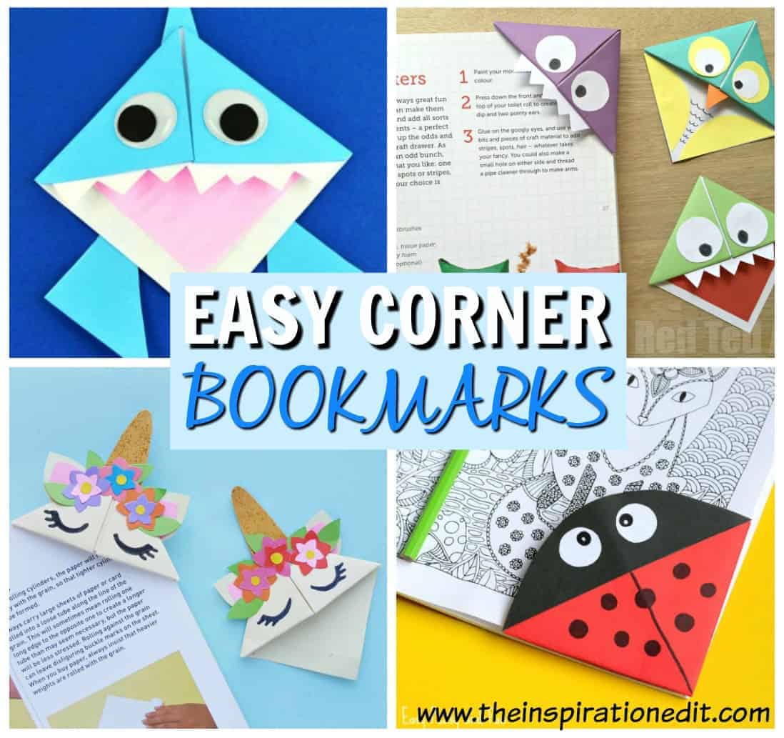 Corner Bookmarks Kids Will Love · The Inspiration Edit