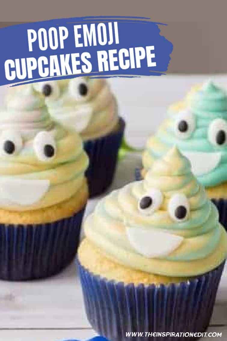 poop emoji cupcakes