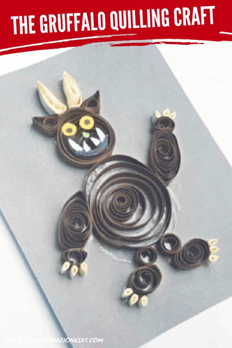 GRUFFALO QUILLING CRAFT