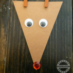 Rudolph Paper Craft.
