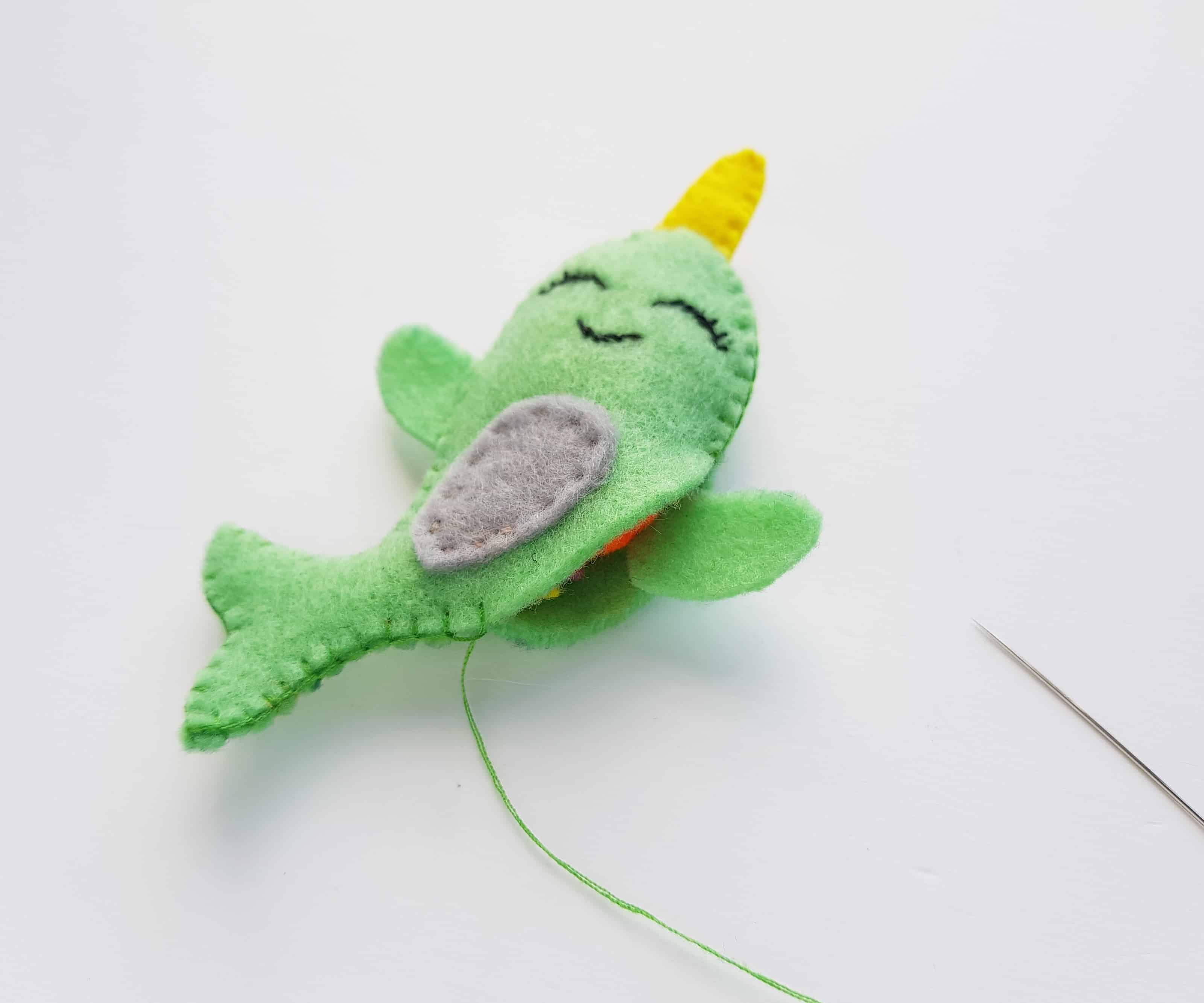 narwhal stuffed animal pattern