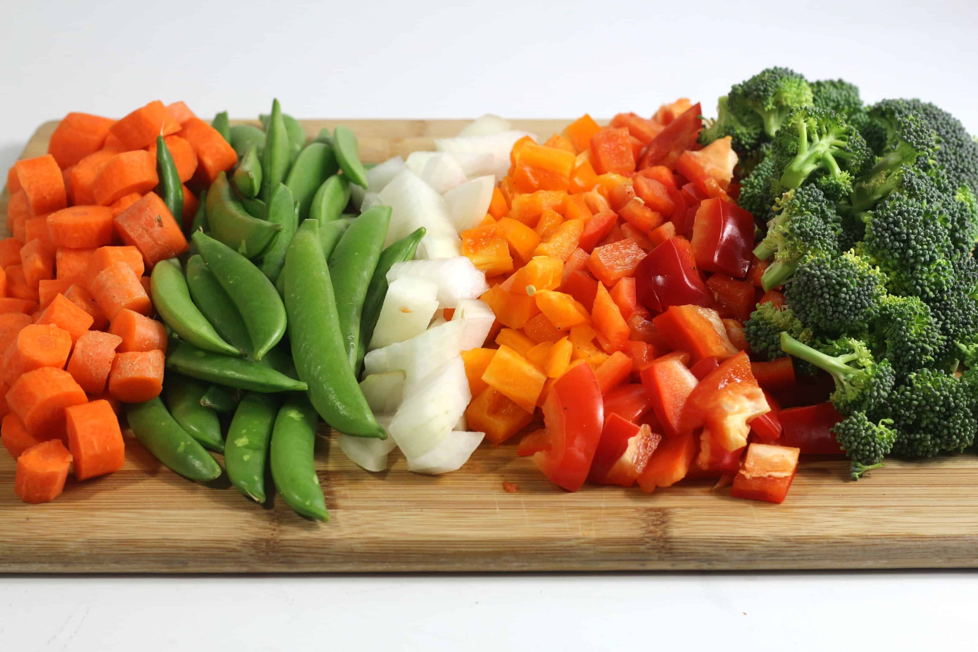 Veggies for Thai Chicken