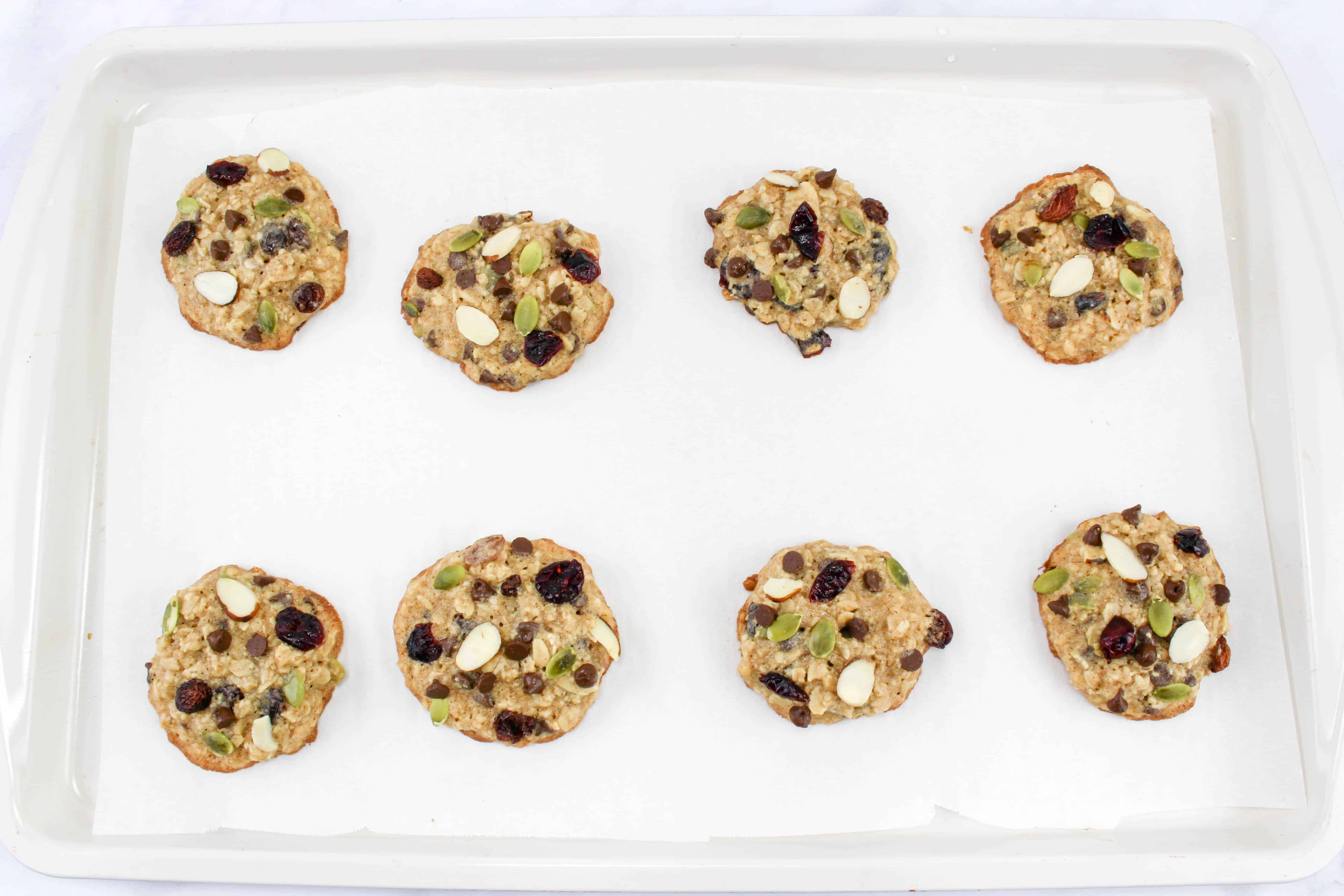 Autumn trail mix cookies.