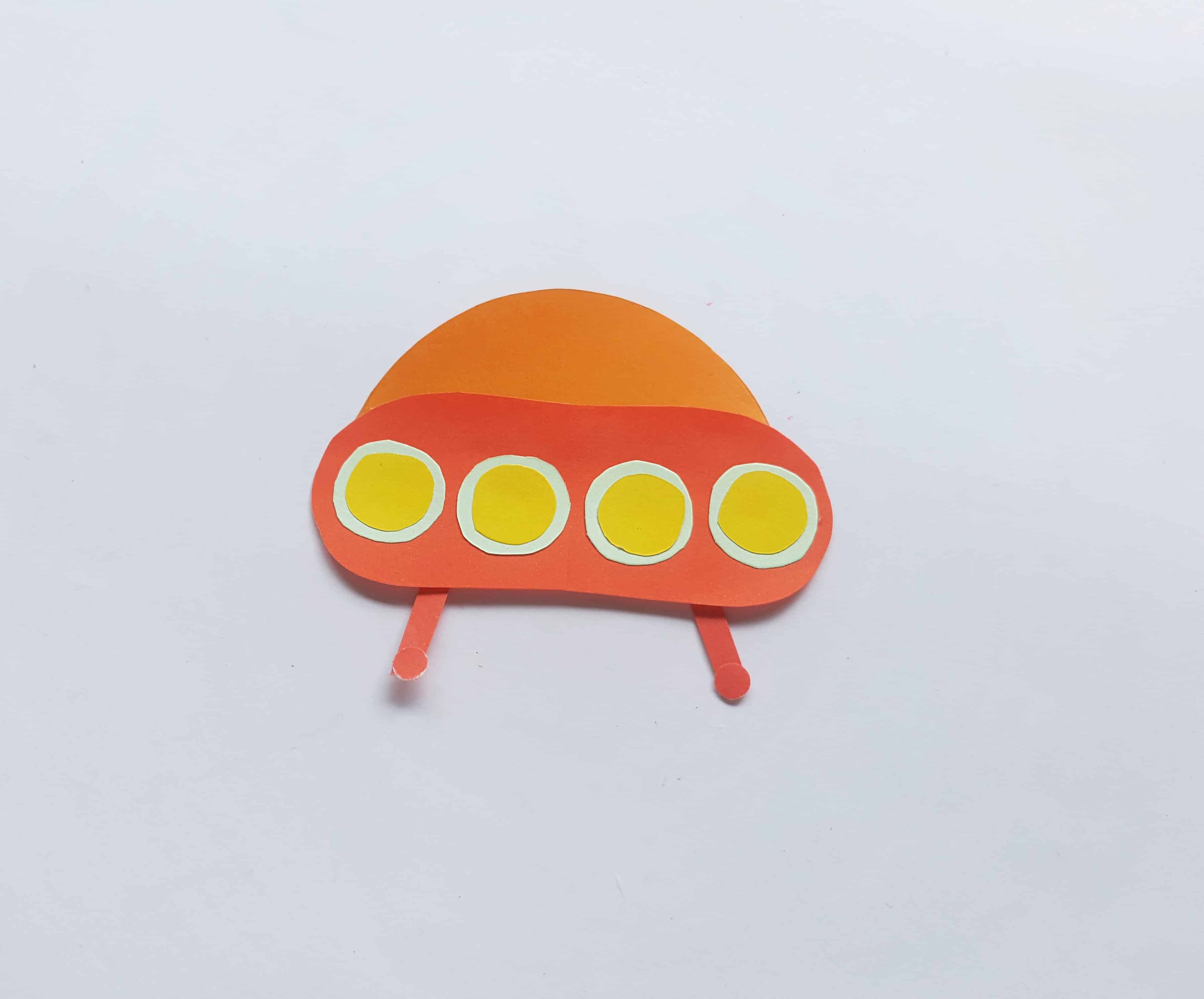 Alien Spacecraft Process Photo.