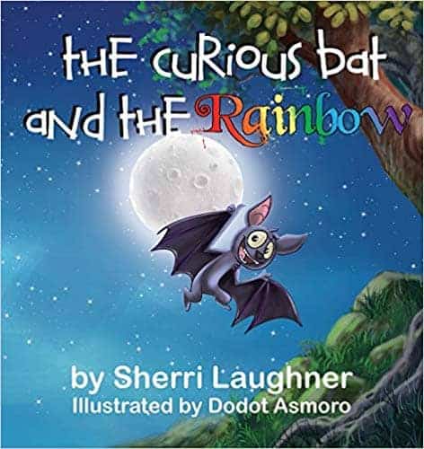 the curious bat story book. kids book about bats