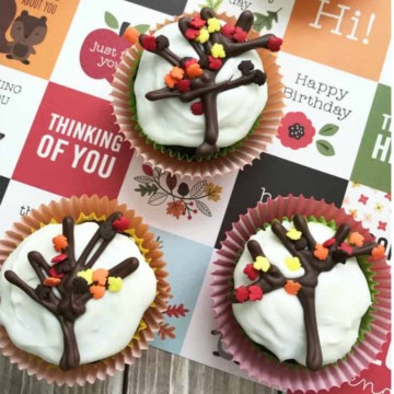 Autumn Fall Cupcakes.