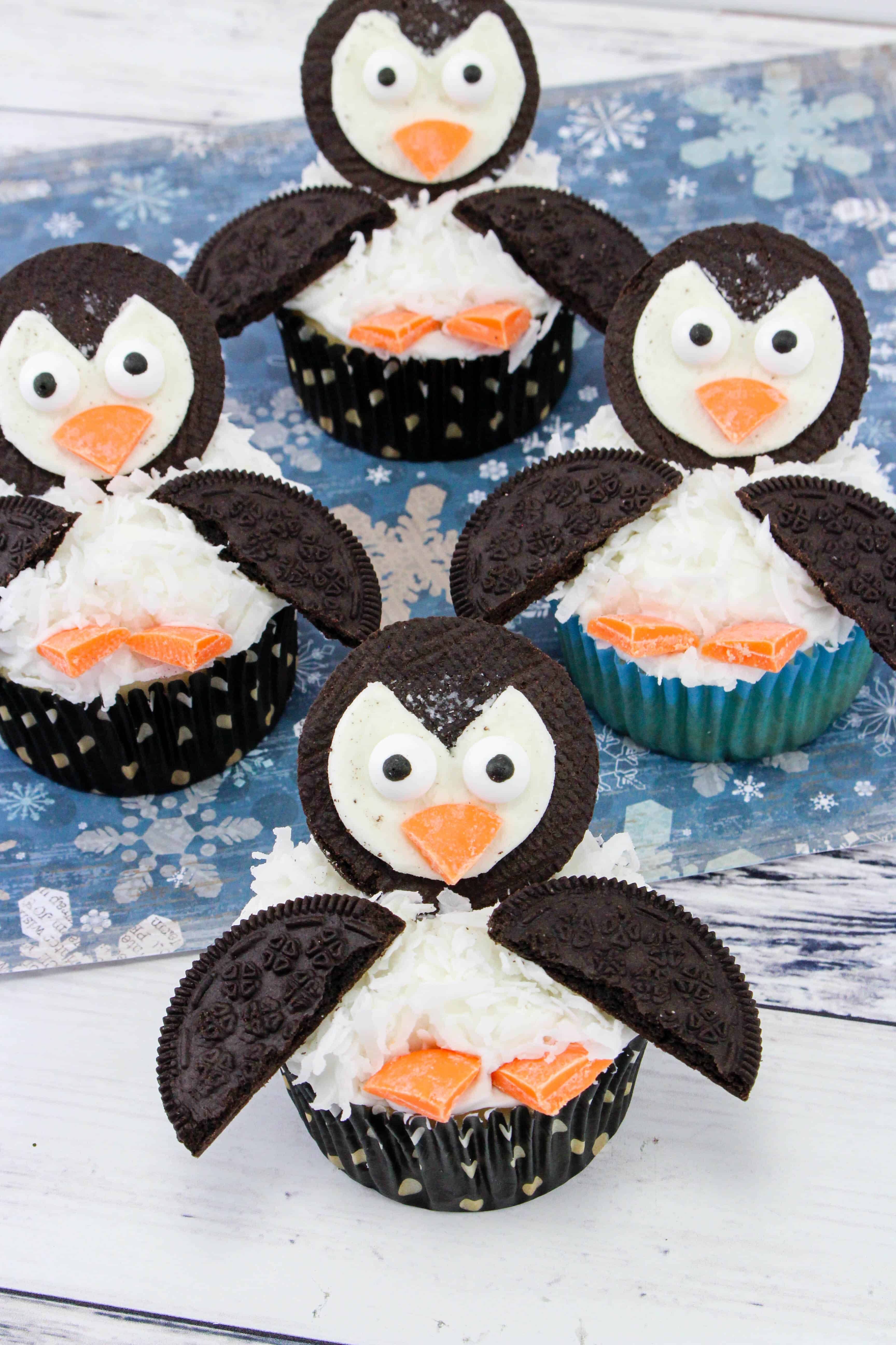Penguin Cupcakes A Party Food Idea · The Inspiration Edit