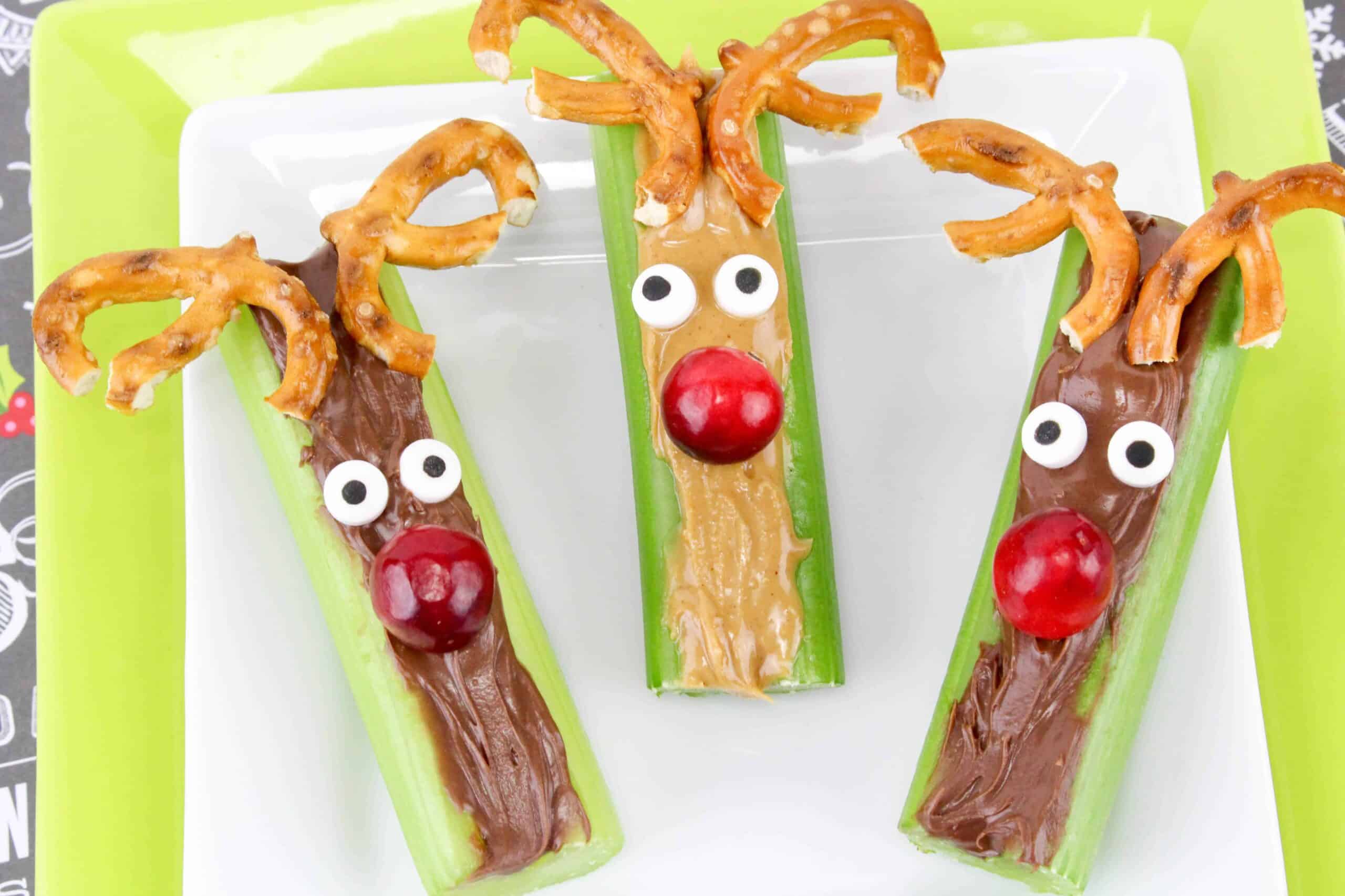 Rudolf Christmas party food.