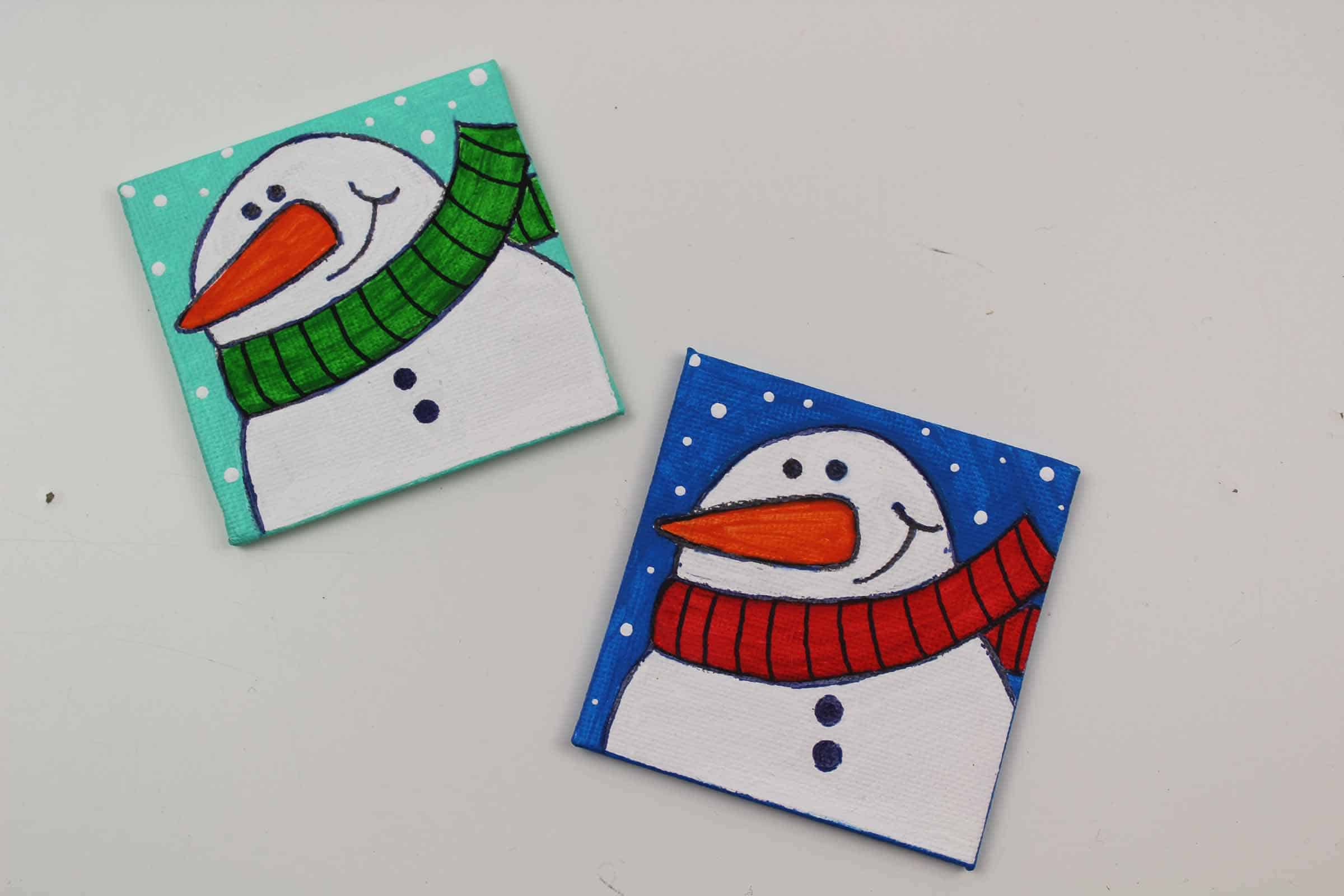 Christmas Characters on Canvas