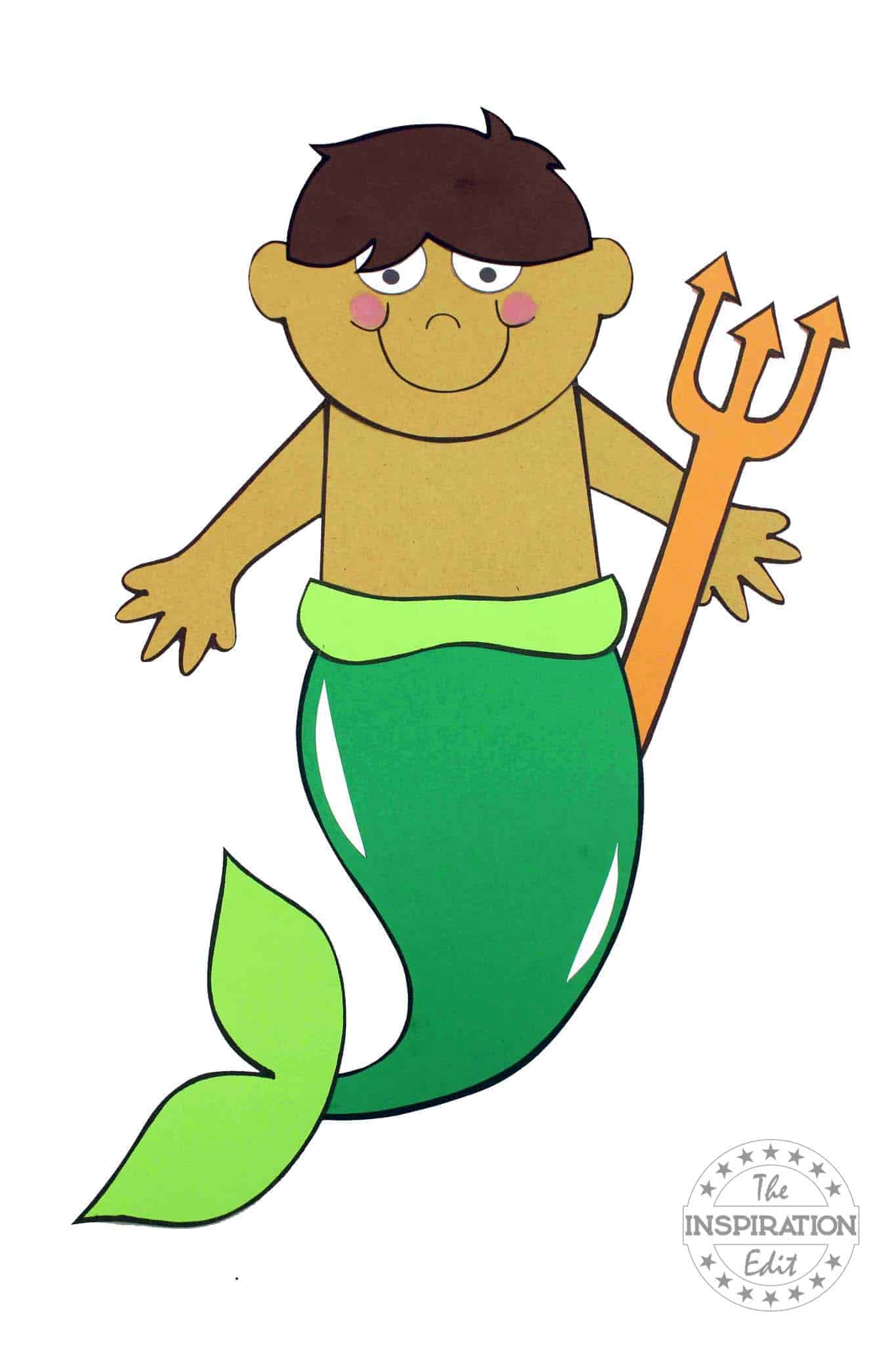 Mermaid Printable| Merman
