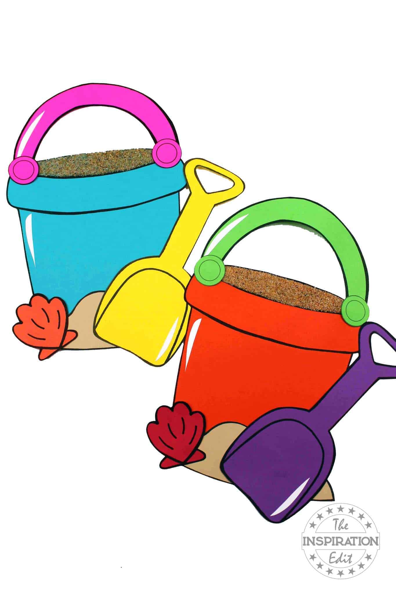 Beach Bucket Template