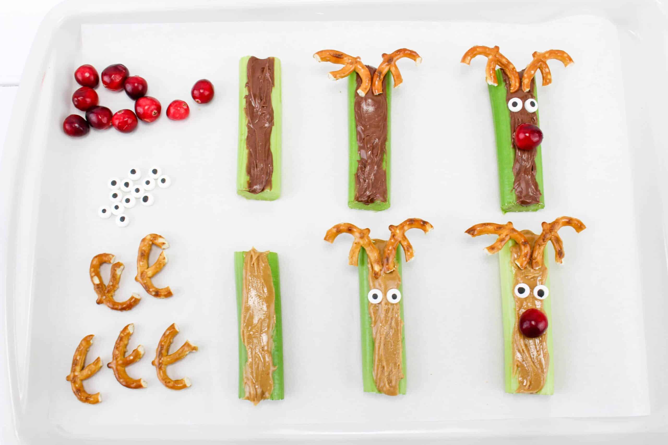Preparing Rudolf celery.