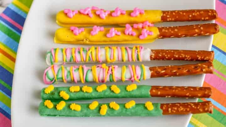 Luau Pretzel Rods