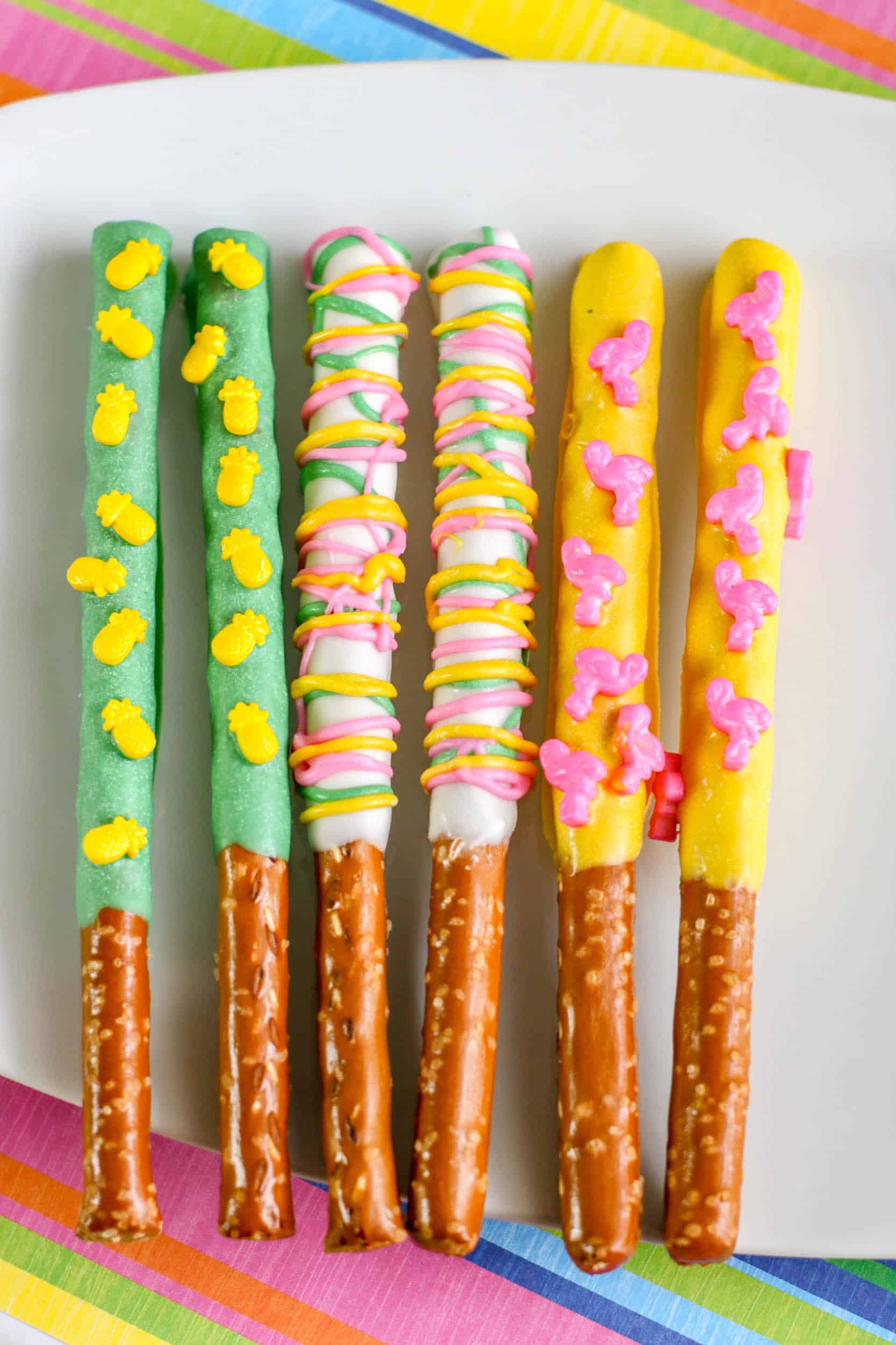 Luau Pretzel Rods