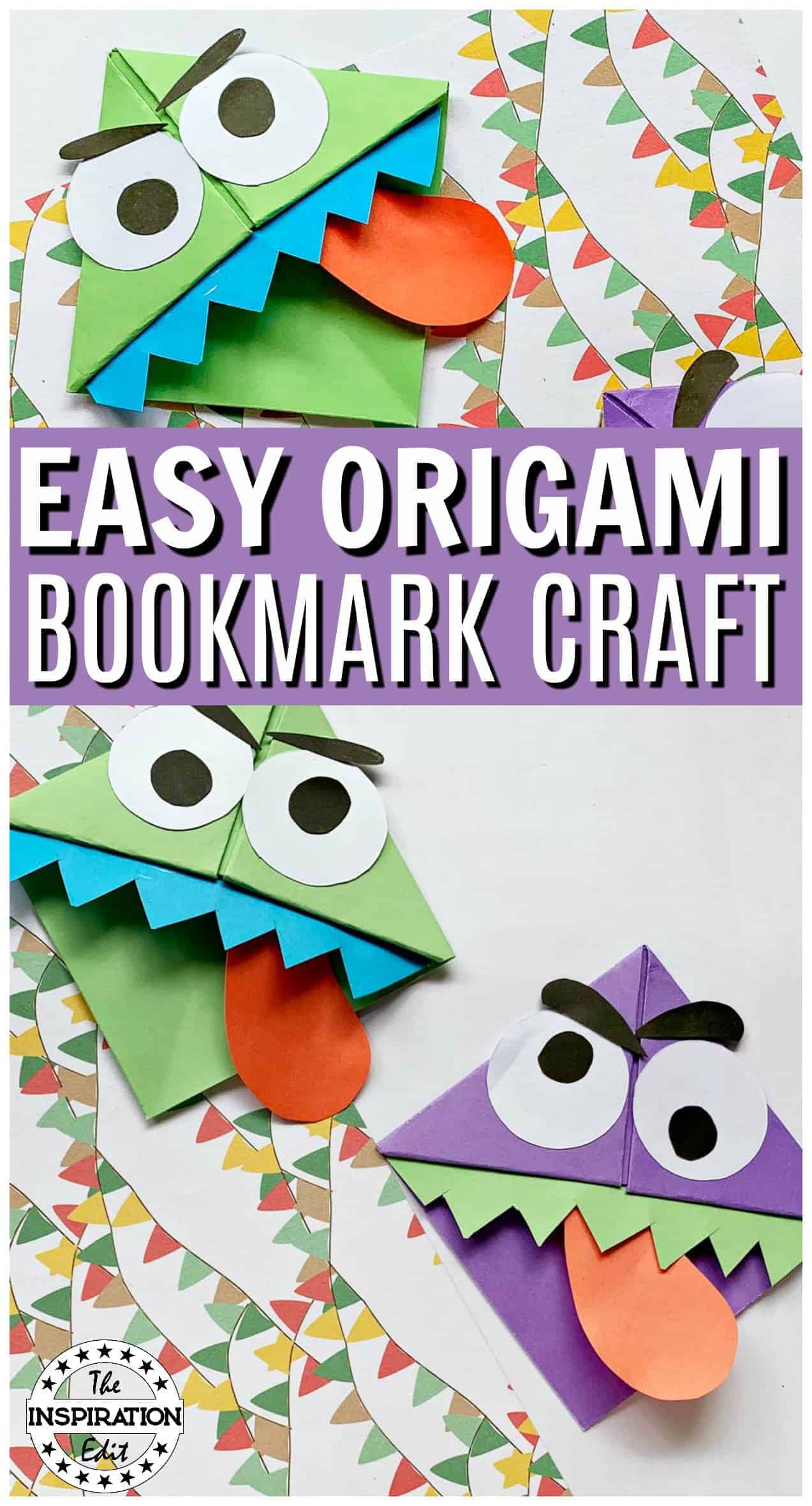 easy corner bookmark tutorial for kids to enjoy