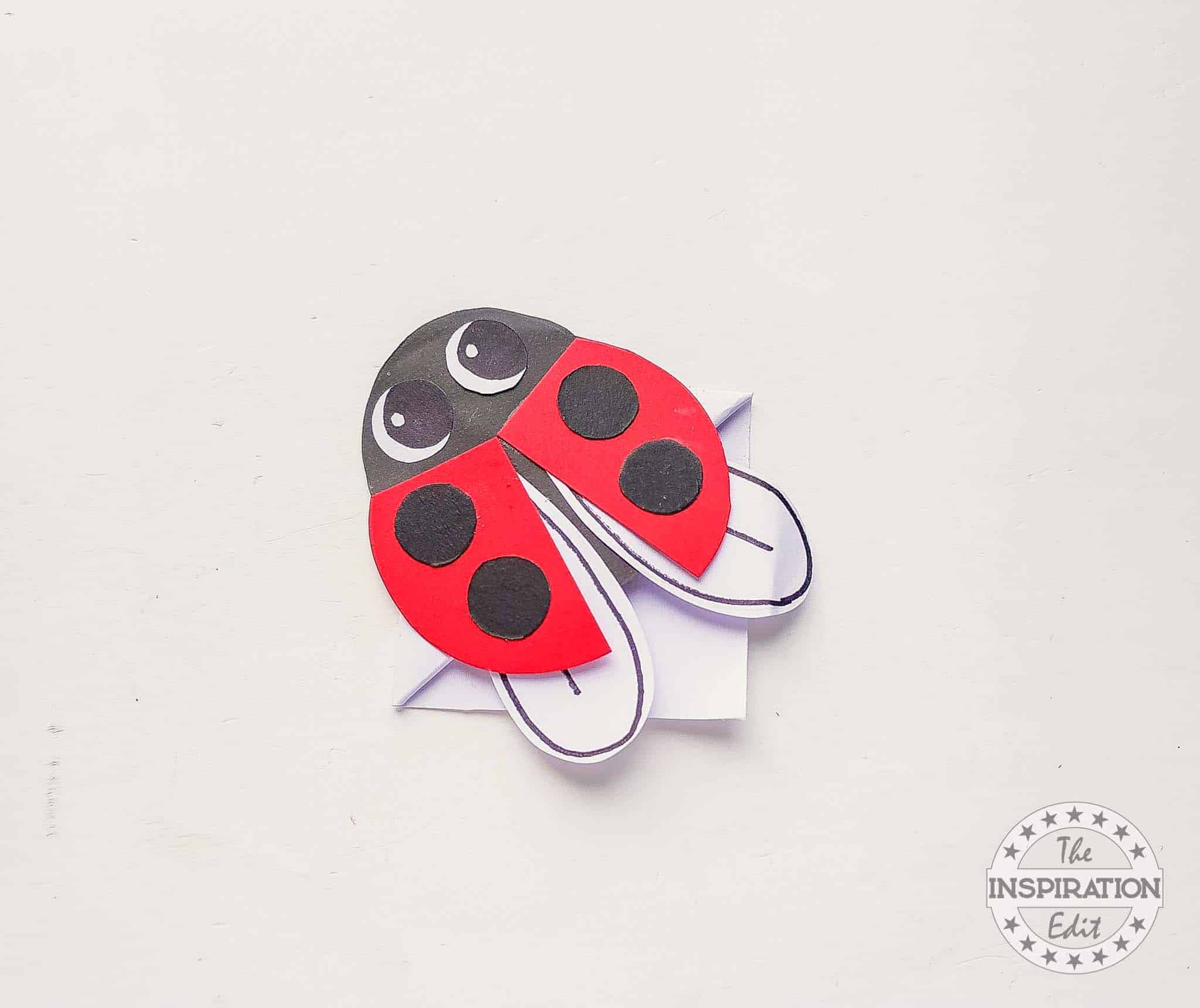 Ladybug Corner Bookmark