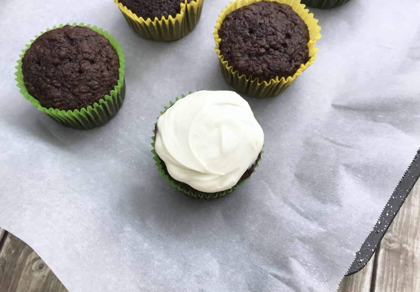 Fall Cupcake Ingredients.