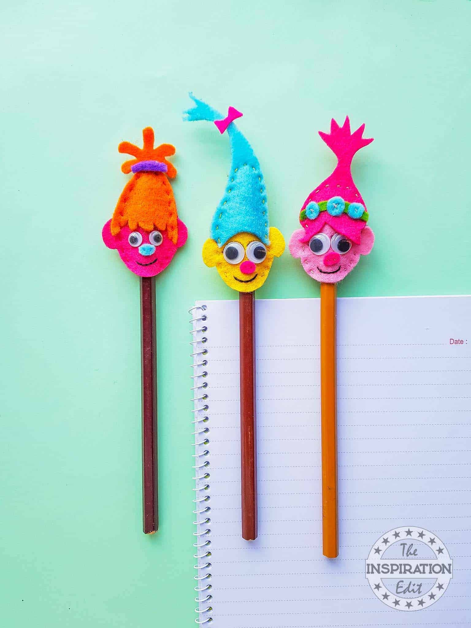 troll pencil toppers