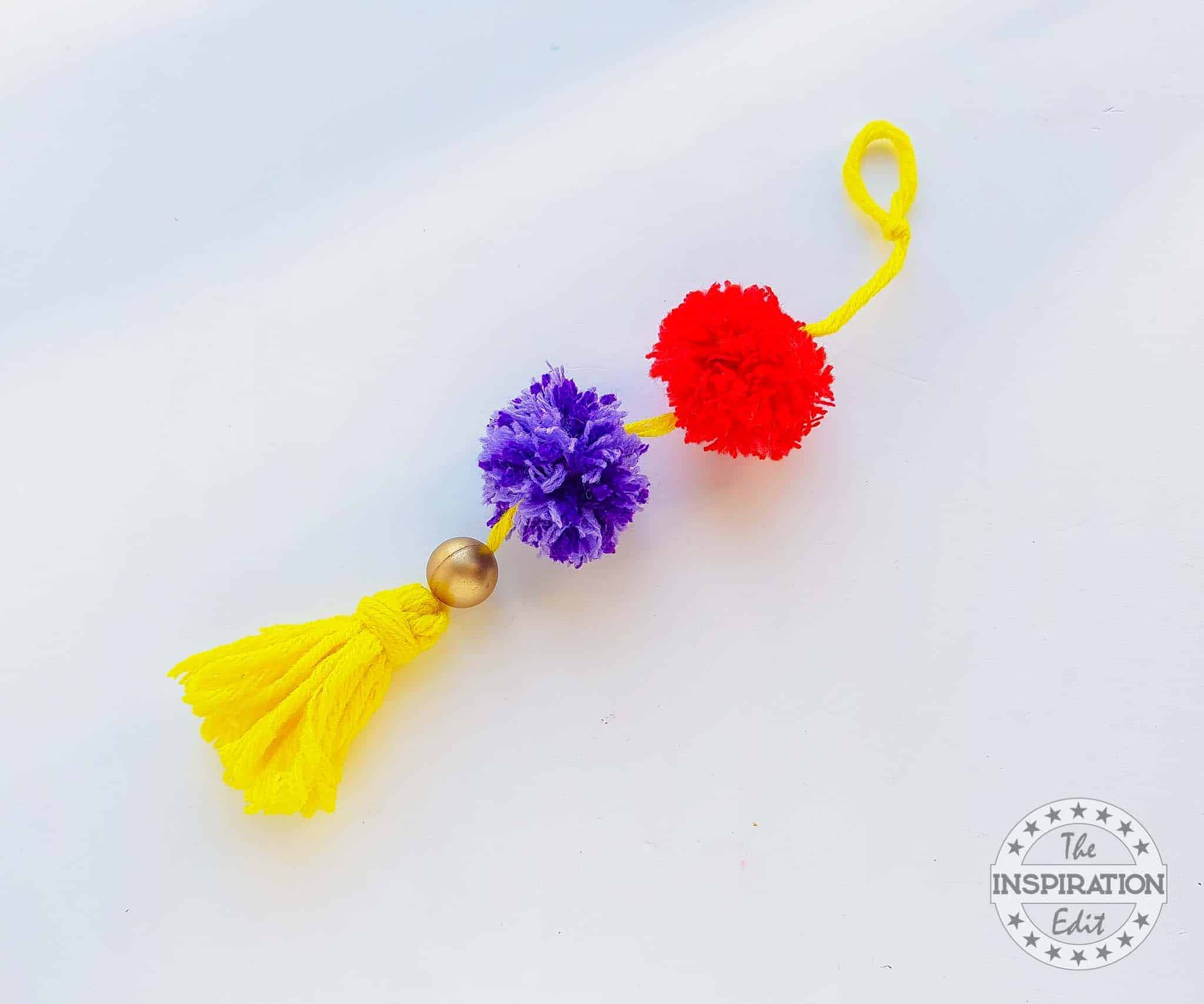 Pom Pom Tassel Wall Hanging