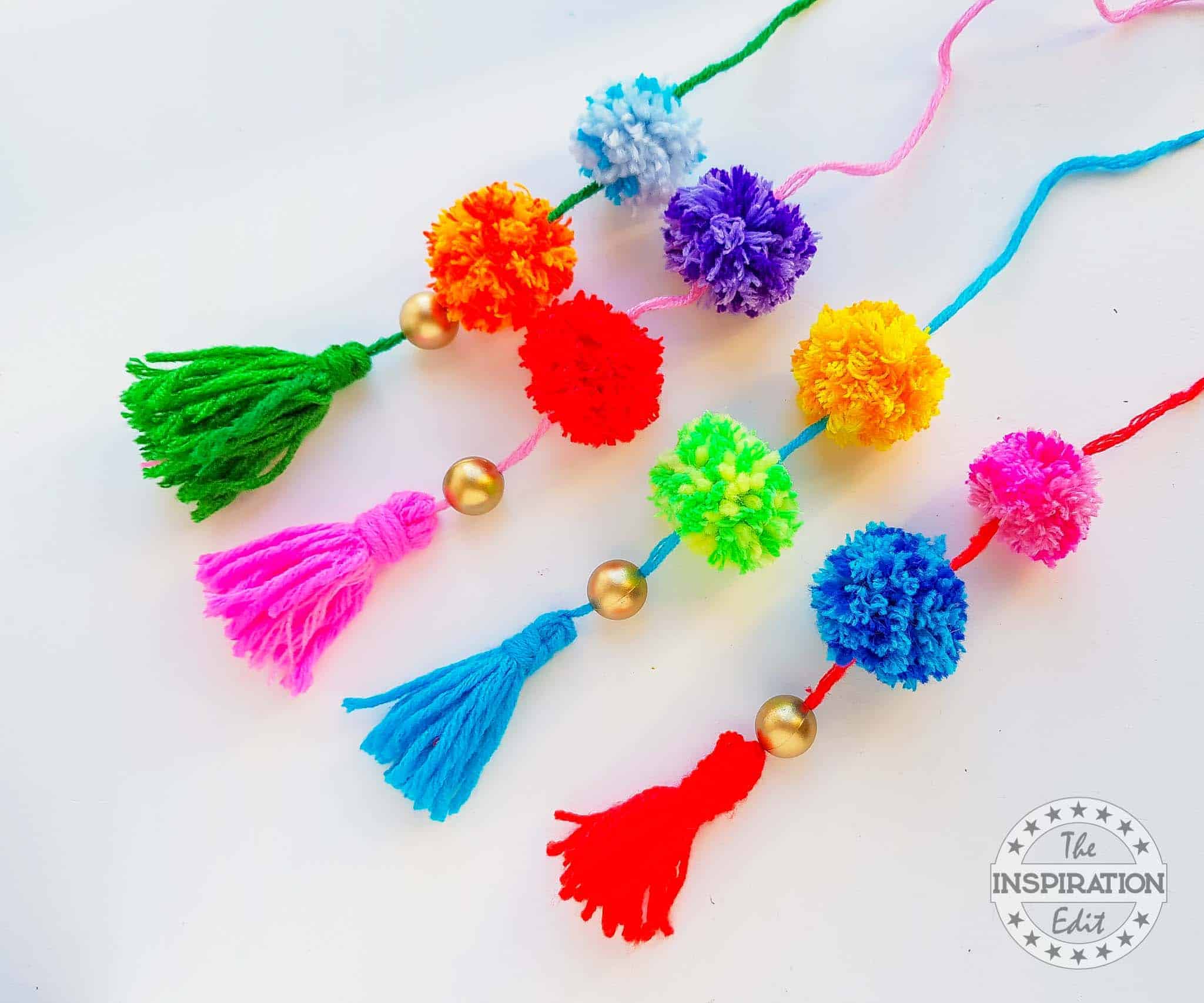 Pom Pom Tassel Wall Hanging