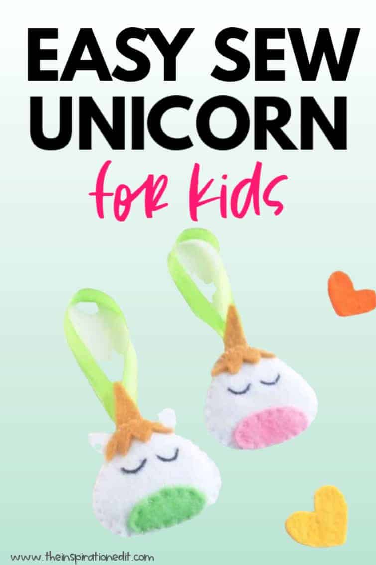 unicorn sewing project for kids