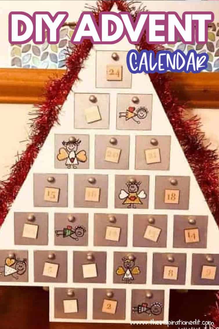 Angel Themed DIY Advent Calendar · The Inspiration Edit