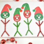 DIY Wooden Elf Family Portrait.