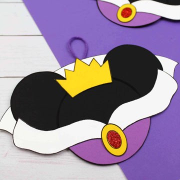 Evil Queen Mickey Ears DIY Craft.