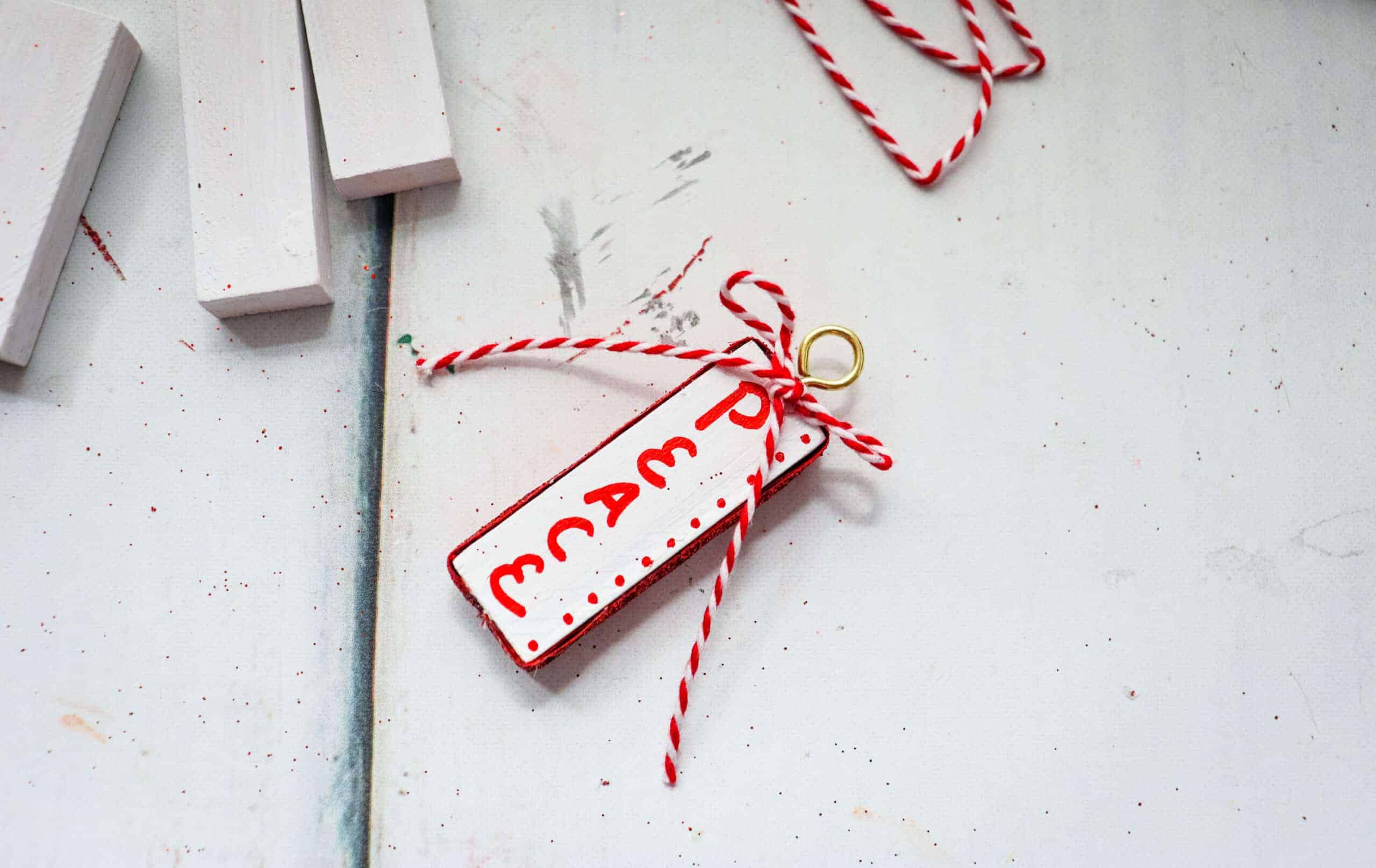 Wooden Jenga Christmas Ornaments The Inspiration Edit