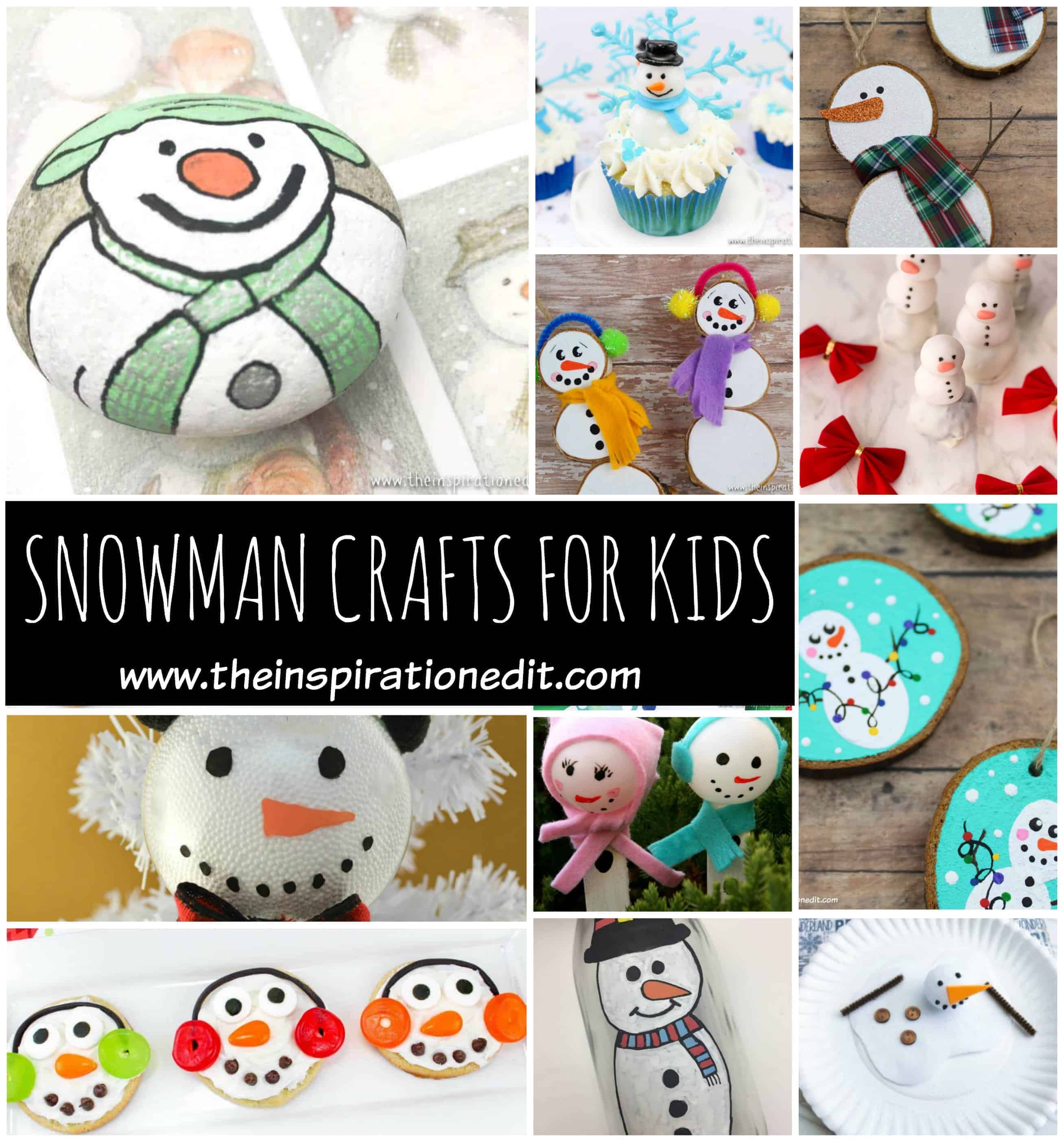 Snowman Crafts for Kids.