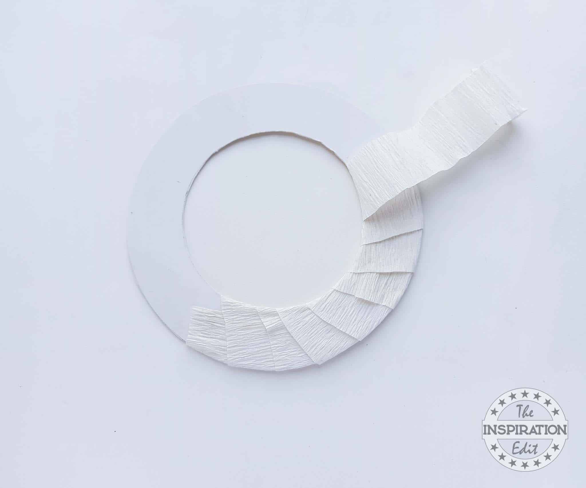New Years Paper Wreath.