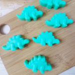 DIY Green Dinosaur Soap.