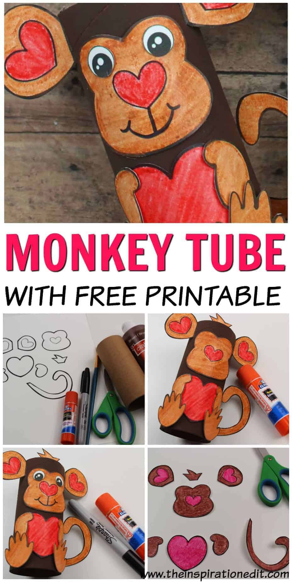 Preschool Monkey Craft.