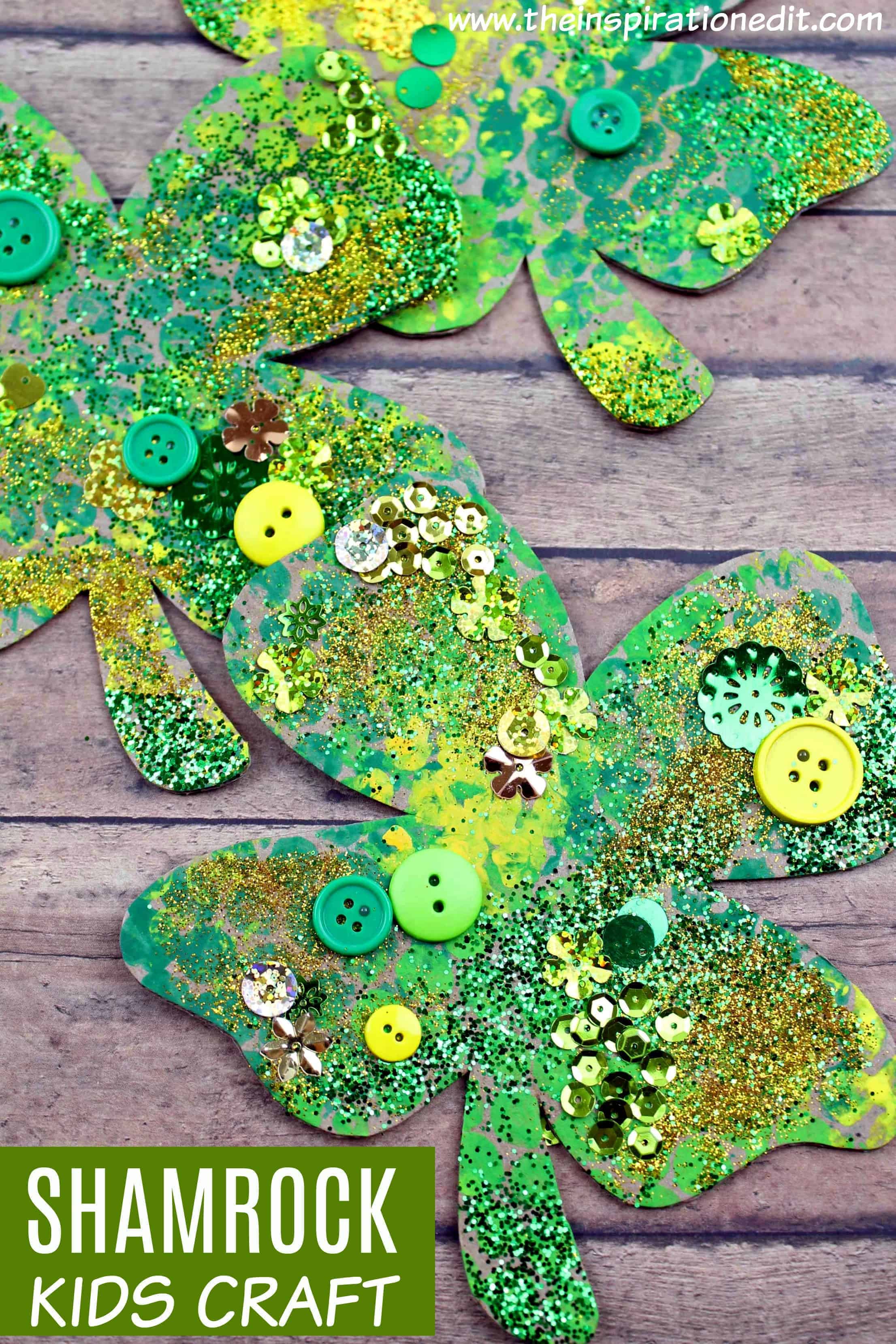 kids shamrock craft idea
