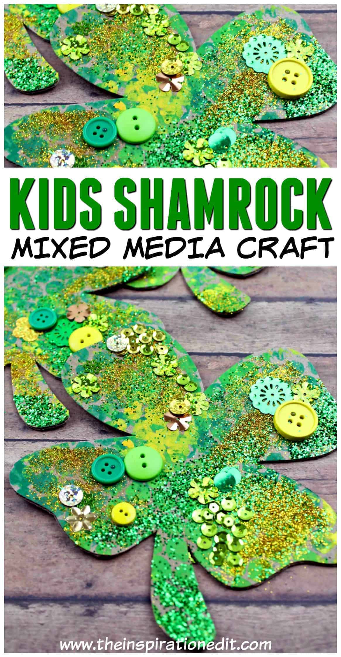 Kids Shamrock Craft for St. Patrick's Day