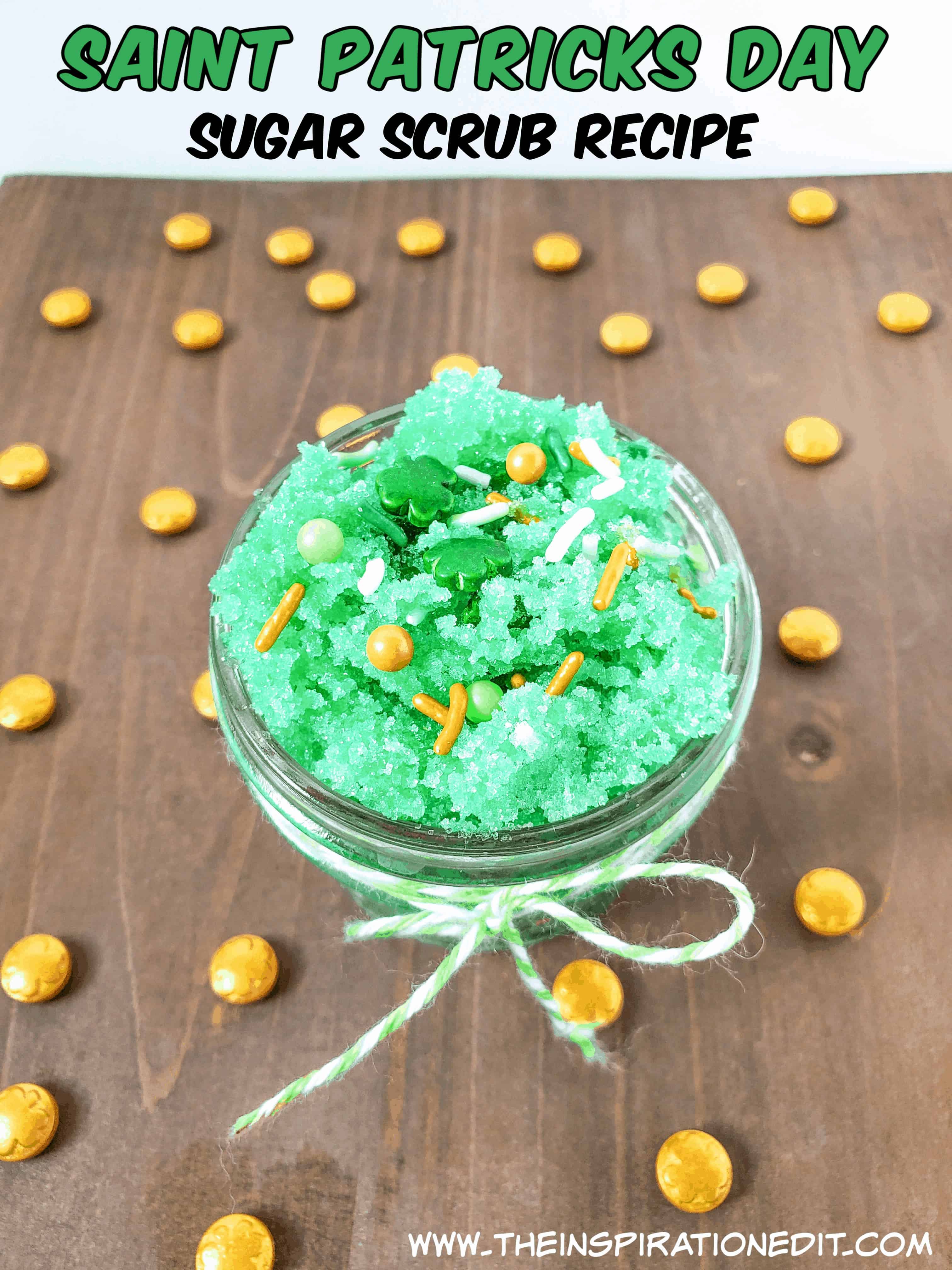 Saint Patrick's Day sugar scrub