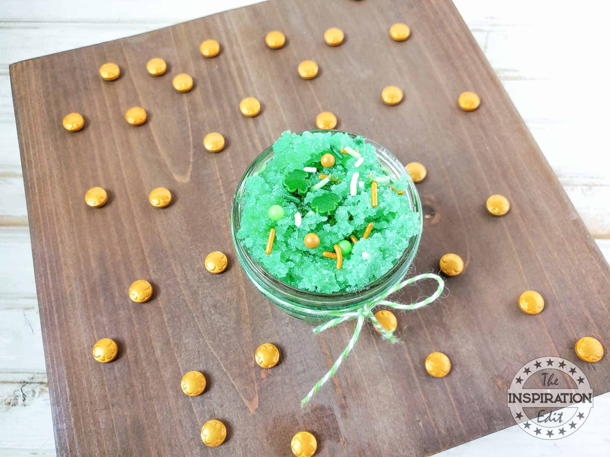 Saint Patrick's Day sugar scrub