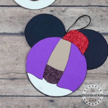 Aladdin Mickey Ears Ornament.