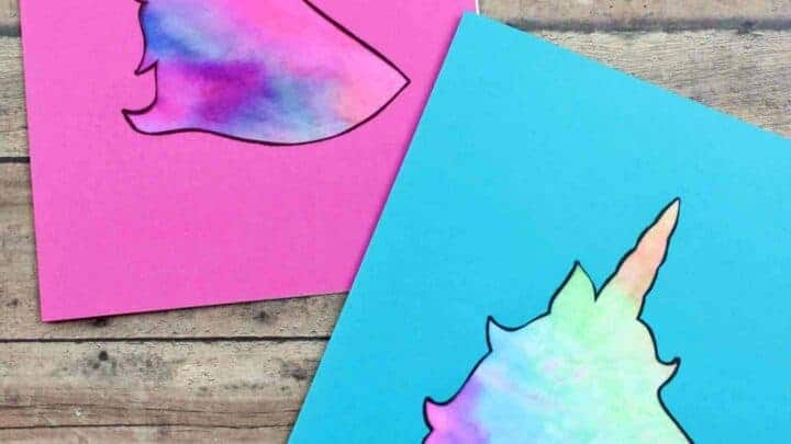 unicorn valentines day card