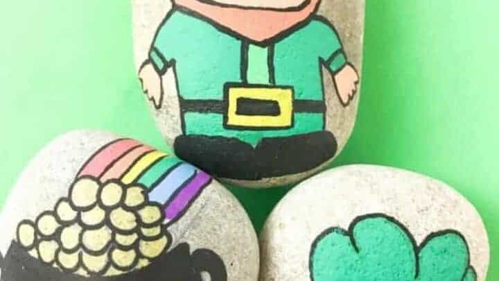 saint patricks day painted rocks