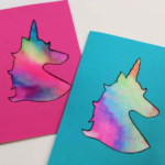 Unicorn Valentine Cards.