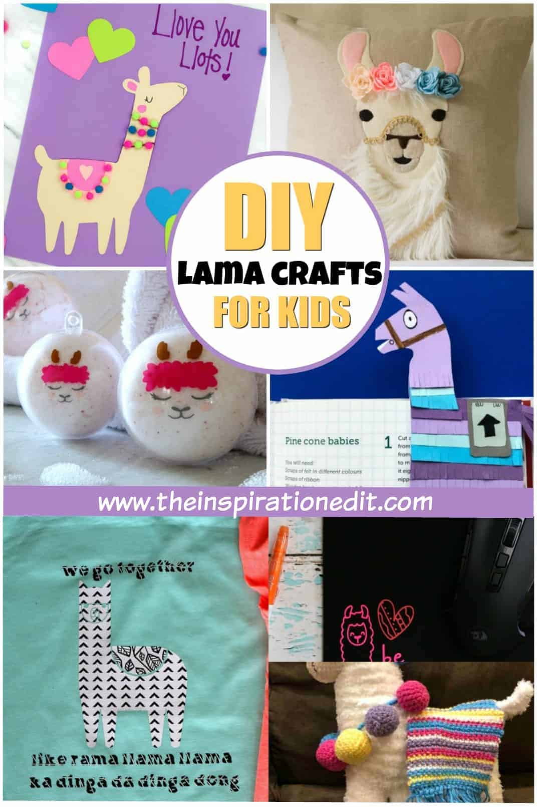 lama crafts for kids