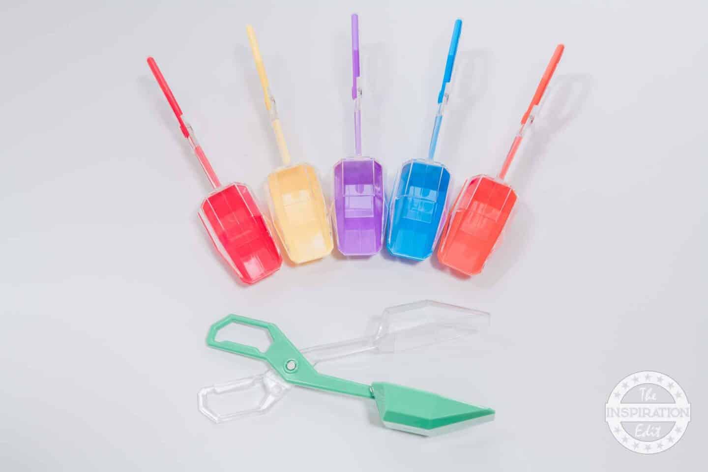 Rainbow Coloured Tongs