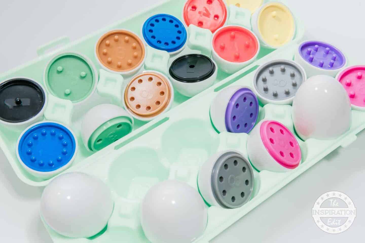 Colour And Number Match Egg Set