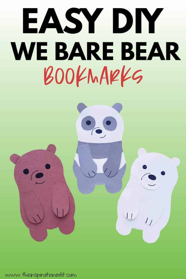 Bare Bear Bookmarks.