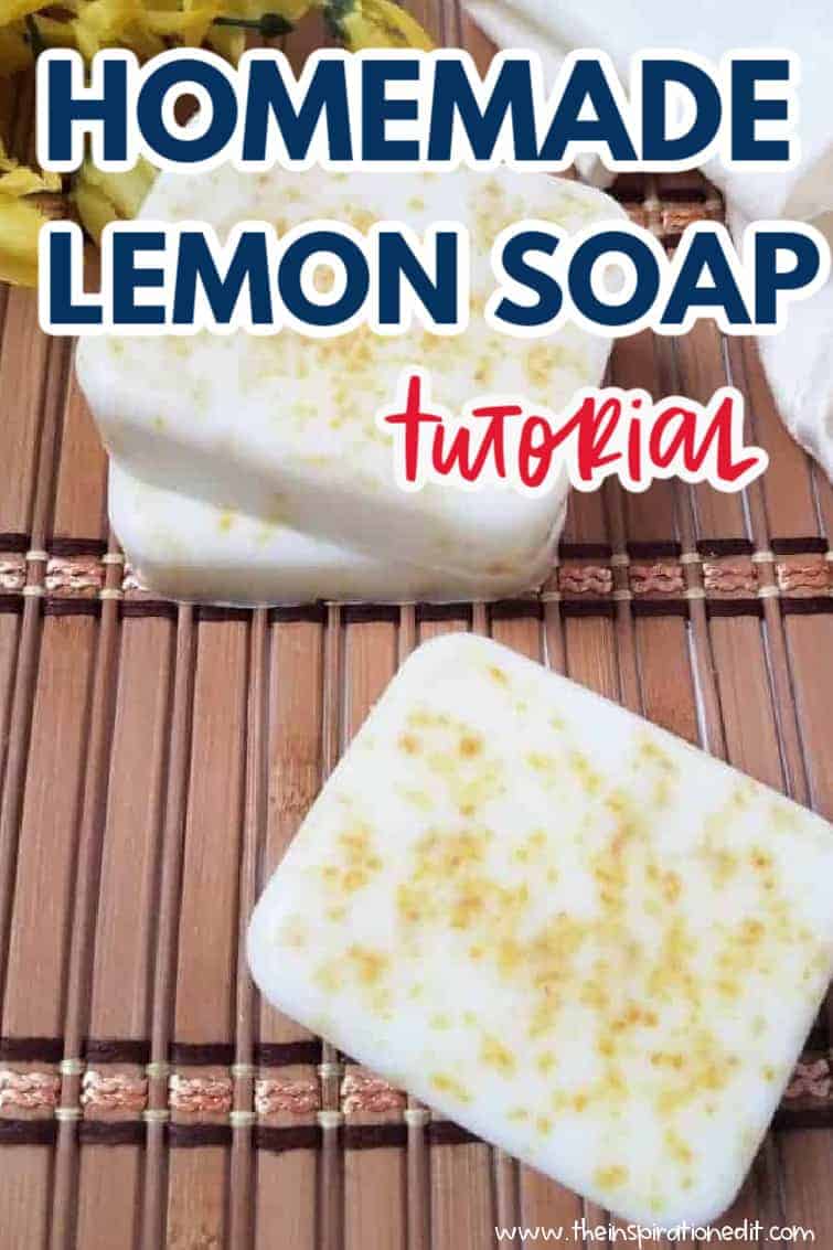 Homemade Lemon Soap Recipe · The Inspiration Edit