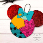 Sally Mickey Head Ornament.