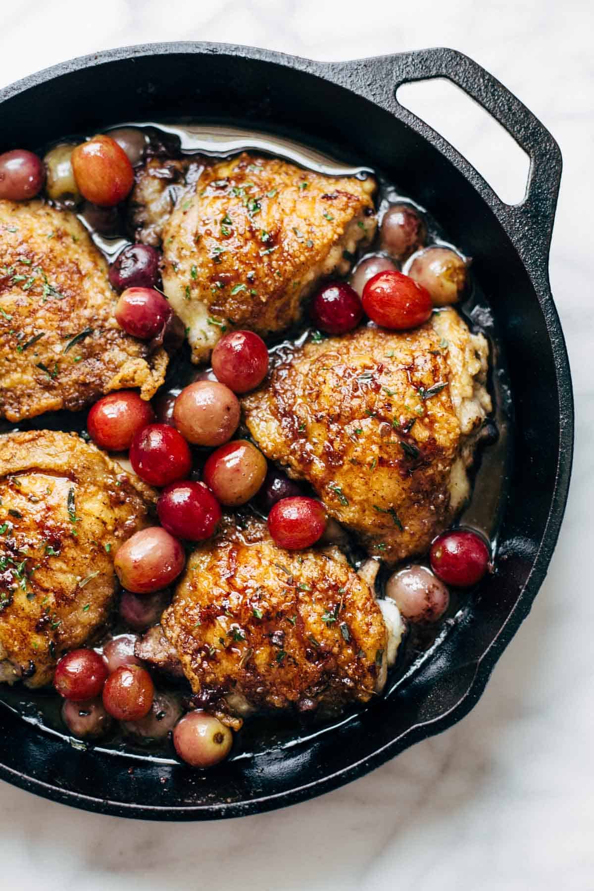 chicken with grapes