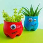 DIY Monster Planters.